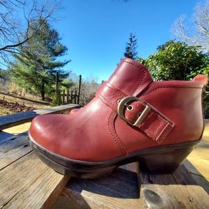 Sanita Ankle Booties 39 Norma Red